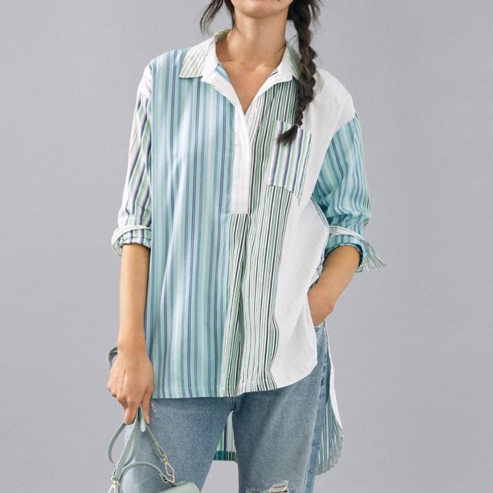 Maeve Alix Henley Blouse, L Petite